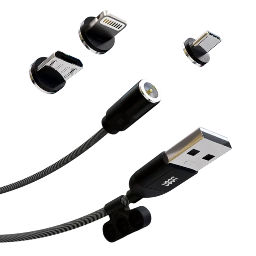 UBON Magnet Series WR-444 3-IN-1 Charging Cable 40W