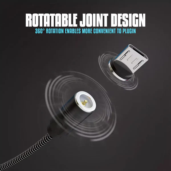 UBON Magnet Series WR-444 3-IN-1 Charging Cable 40W 6 UBON Magnet Series WR-444 3-IN-1 Charging Cable 40W