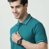 Mark & Spencer Polo T-shirt Aqua Blue 