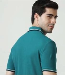 Mark & Spencer Polo T-shirt Aqua Blue 
