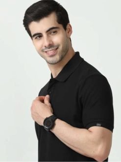 Mark & Spencer Polo T-shirt Black