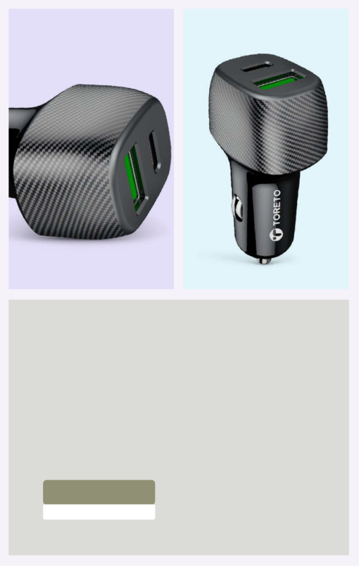 TURBO LITE QC+PD Fast Car Charger