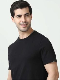 Mark & Spencer Round Neck T-shirt Black