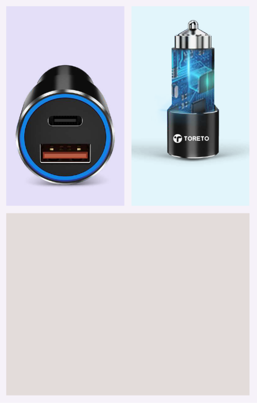 Turbo MAX with Type C & USB Output Car Charger