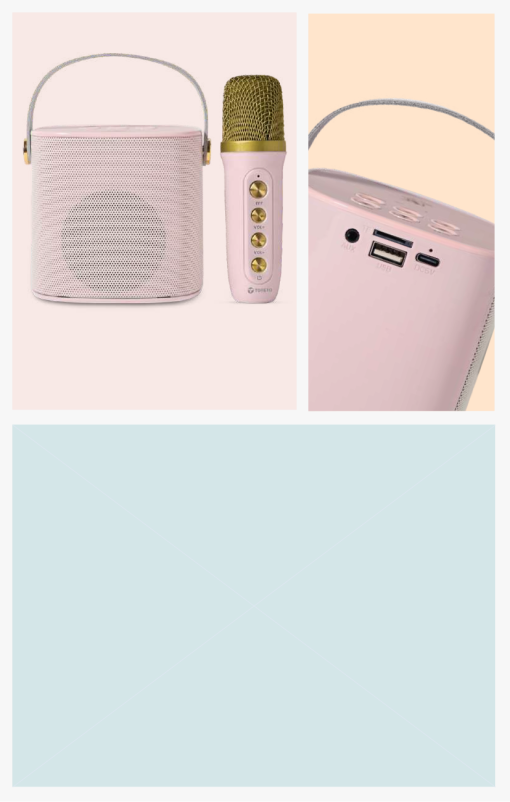 Juke Box Bluetooth Speaker with Karaoke Mic 5 Juke Box Bluetooth Speaker with Karaoke Mic
