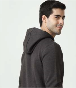 Mark & Spencer Hoodie Jacket Charcoal Grey