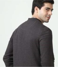 Mark & Spencer Sweat Shirt Charcoal Grey