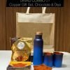 Diwali combo 01 - Copper Gift set Chocolate and Diya