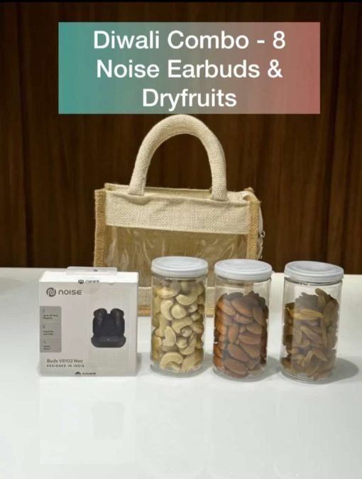 Diwali combo - 08 Noise Earbuds, and Dry Fruits
