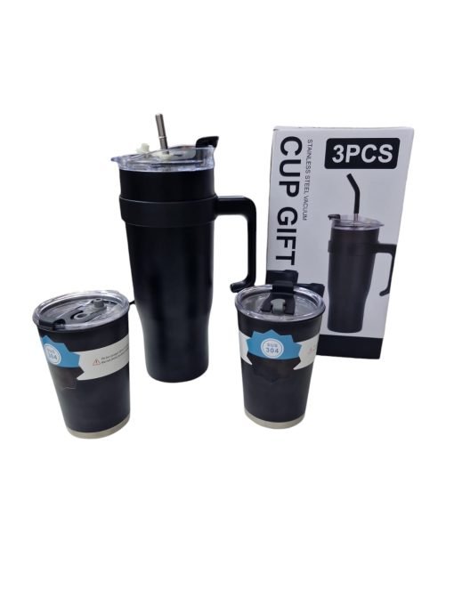 3 pcs Stainless steel Cup Gift set