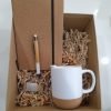 4 in 1 combo Gift set Diary, Pen, keychain and Mug White