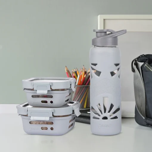 Glasafe Desk Munch Office Combo Set of 3