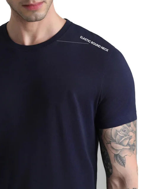 Jack & Jones Joren Round Neck Tee - Navy Blue