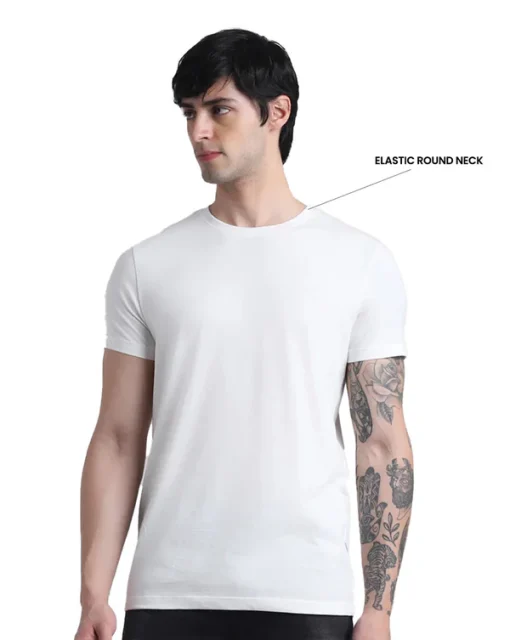 Jack & Jones Joren Round Neck Tee - White