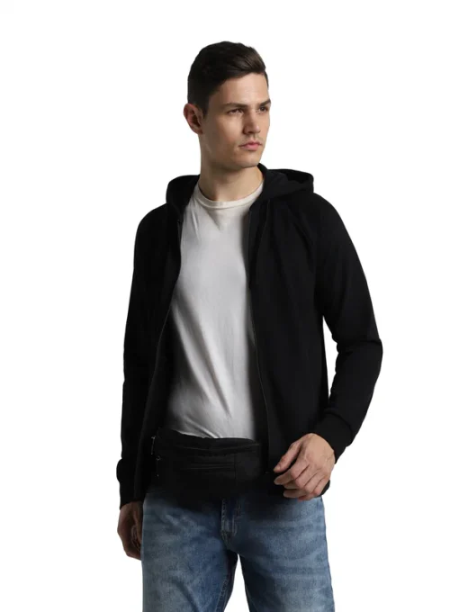 Jack & Jones Austin Hoodie Jacket - Black