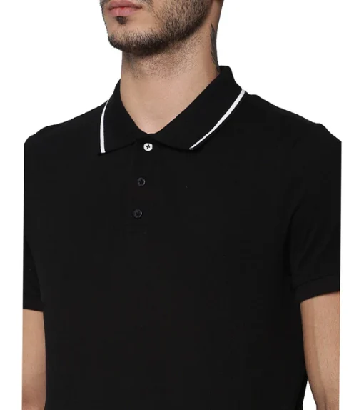 Jack & Jones Cool Max Dry Fit Polo - Black