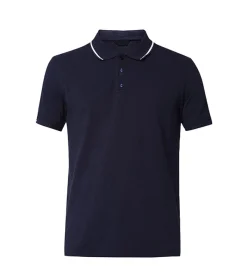Jack & Jones Cool Max Dry Fit Polo - Navy Blue