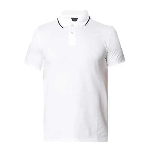 Jack & Jones Cool Max/Dry Fit Polo - White