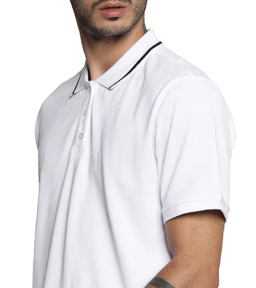 Jack & Jones Cool Max/Dry Fit Polo - White