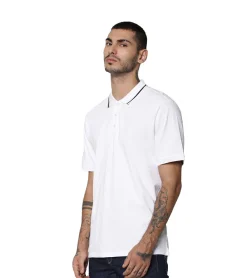Jack & Jones Cool Max/Dry Fit Polo - White