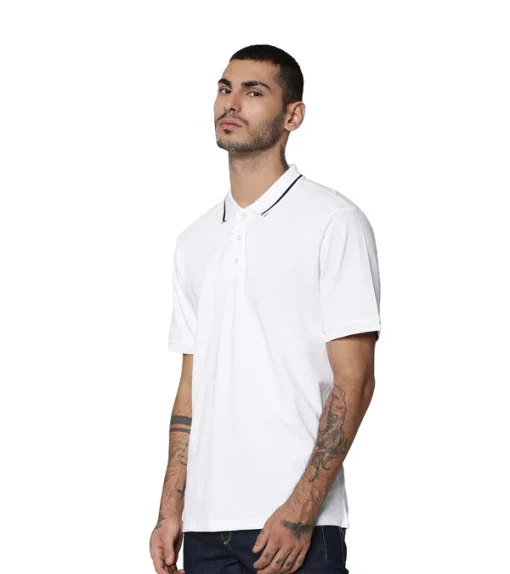 Jack & Jones Cool Max/Dry Fit Polo - White