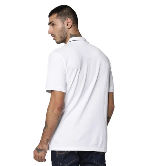 Jack & Jones Cool Max/Dry Fit Polo - White