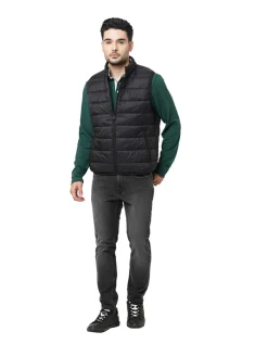 Jack & Jones - Ethan Sleeveless Puffer Jacket - Black