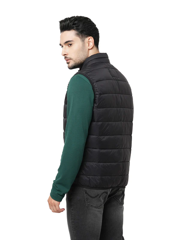 Jack & Jones - Ethan Sleeveless Puffer Jacket - Black 4 Jack & Jones - Ethan Sleeveless Puffer Jacket - Black