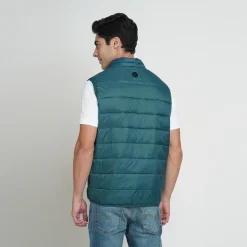 Jack & Jones - Ethan Sleeveless Puffer jacket - Dark Petrol