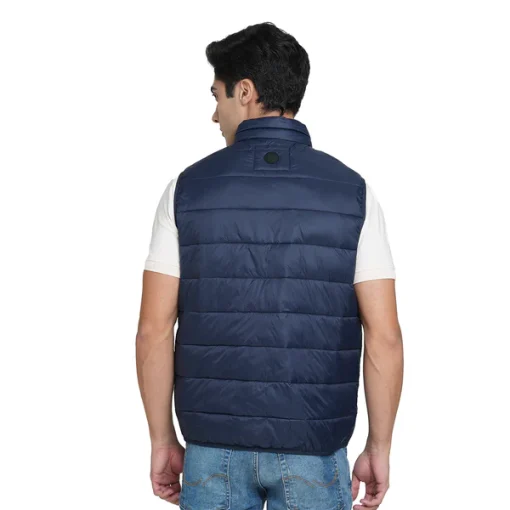 Jack & Jones - Ethan Sleeveless Puffer jacket - Navy Blue