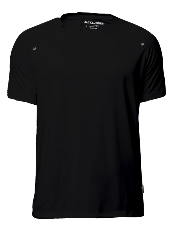 Jack & Jones - Icero Round Neck Tee - Black 4 Jack & Jones - Icero Round Neck Tee - Black