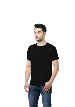 Jack & Jones - Icero Round Neck Tee - Black