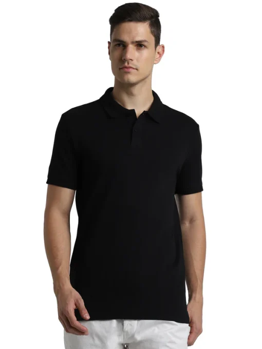 Jack & Jones - Interlock Polo - Black 5 Jack & Jones - Interlock Polo - Black