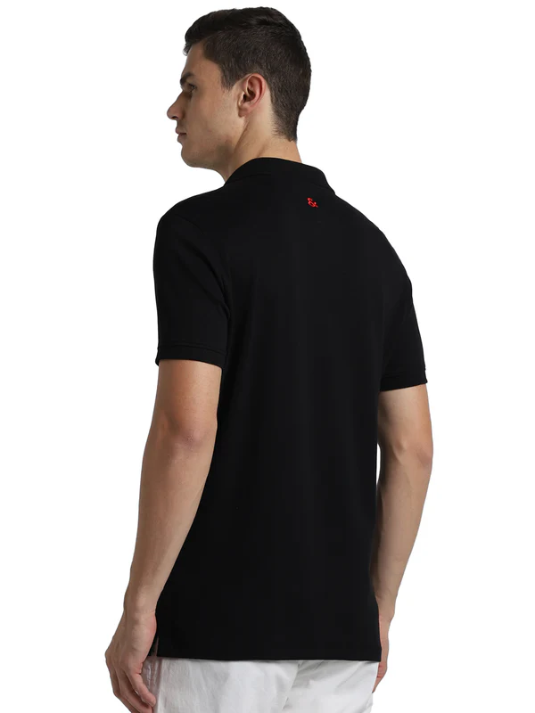 Jack & Jones - Interlock Polo - Black 4 Jack & Jones - Interlock Polo - Black