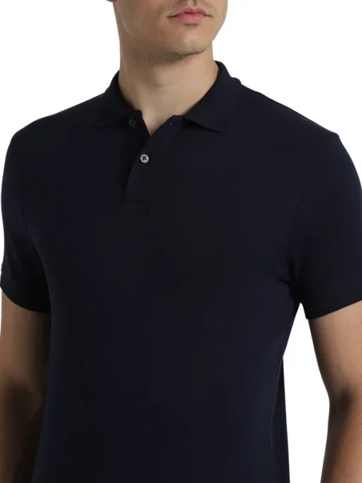 Jack & Jones - Interlock Polo - Navy Blue