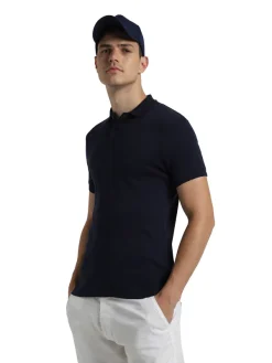 Jack & Jones - Interlock Polo - Navy Blue