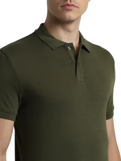 Jack & Jones - Interlock Polo - Olive Green