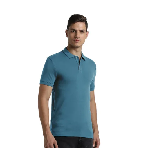 Jack & Jones - Interlock Polo - Teal Blue