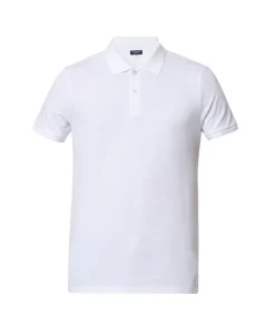 Jack & Jones Jacquard Plain Polo - White