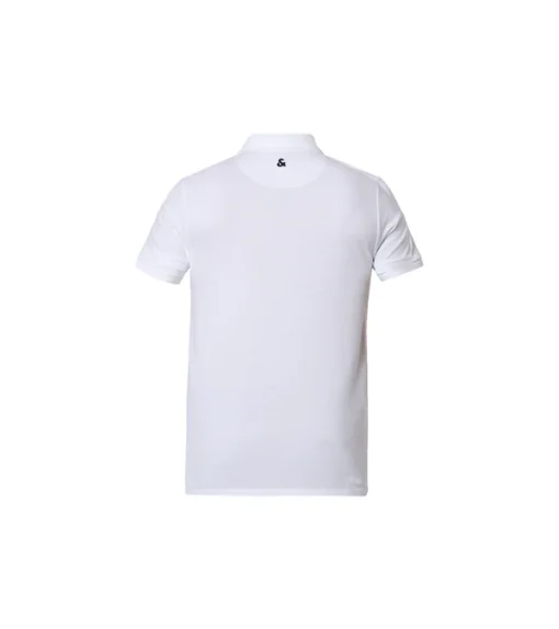 Jack & Jones Jacquard Plain Polo - White