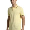 Jack & Jones Jacquard Tipping Polo - Yellow