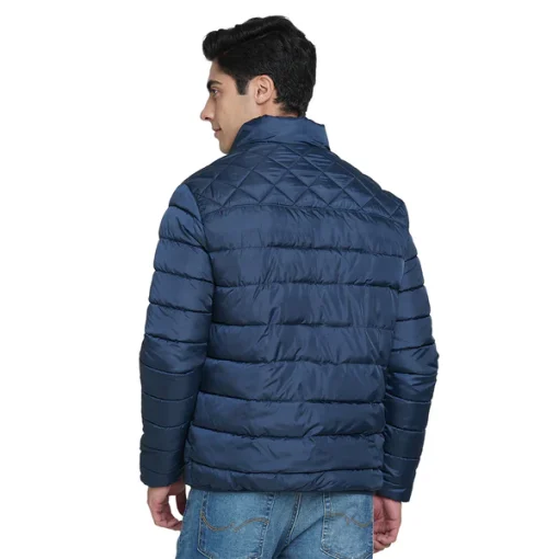 Jack & Jones Kornard Puffer Jacket - Navy Blue