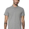 Jack & Jones Solid Plain Polo - Charcoal Gray
