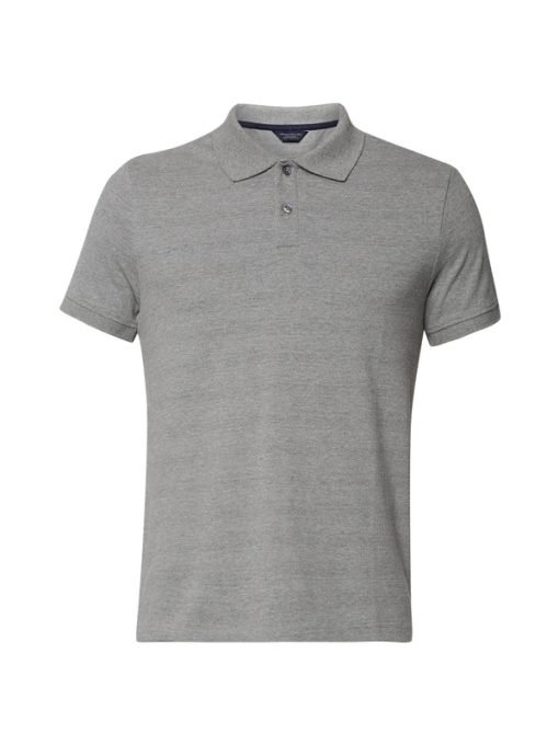 Jack & Jones Solid Plain Polo - Charcoal Gray