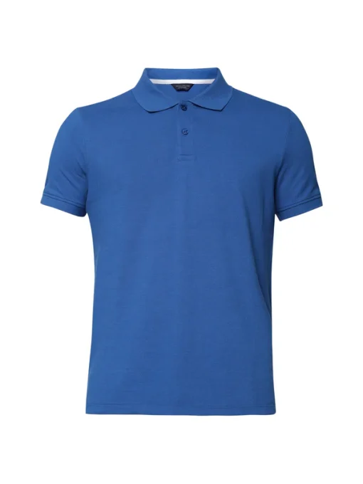 Jack & Jones Solid Plain Polo - Electric Blue.