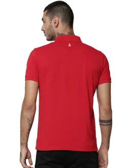 Jack & Jones Solid Plain Polo - Red
