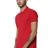 Jack & Jones Solid Plain Polo - Red