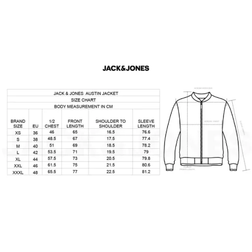 Jack & Jones Austin Jacket - Navy Blue