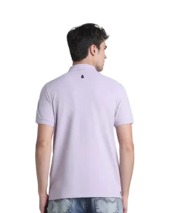 Jack & Jones Solid Plain Polo - Lavender Fog Purple 7 Jack & Jones Solid/Plain Polo - Lavender Fog Purple