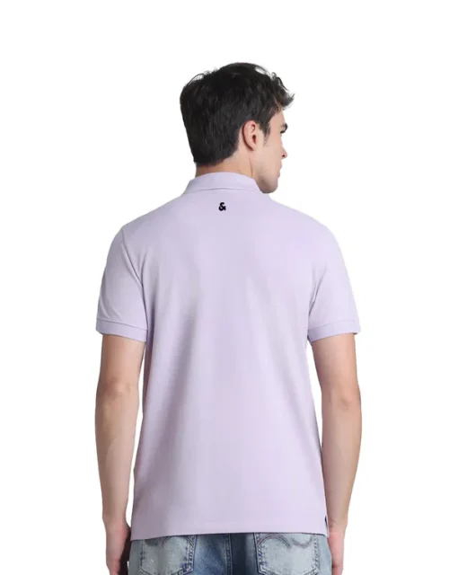 Jack & Jones Solid/Plain Polo - Lavender Fog Purple